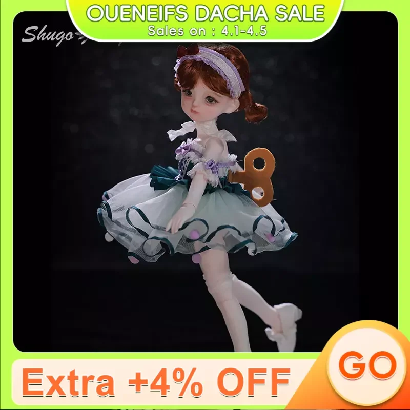 

Pre-sale Salvio Bjd Doll 1/6 Fullset Ballerina Alarm Clock Girl Toys Resin Ball Jointed Dolls Shugafairy