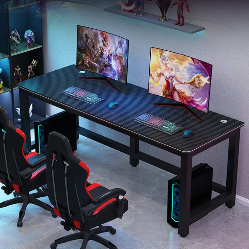 

Internet Bar Esports Computer Desks Desktop Simplicity Double Person Household Computer Desks Mesa Plegable Furniture QF50CD