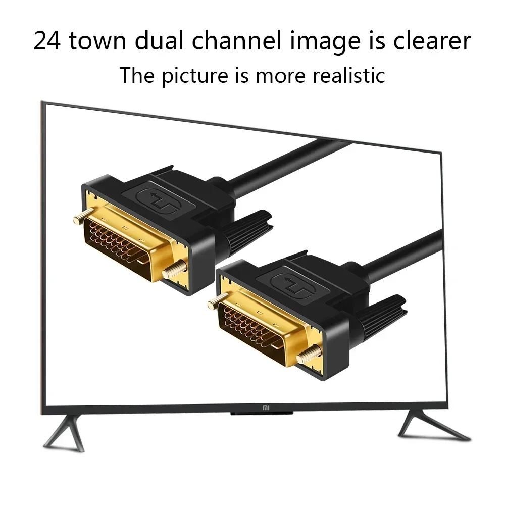 FSU High Speed DVI Cable 1M 1.8M 2M 3M Gold Plated Plug Male-Male DVI TO kable 1080p for LCD DVD HDTV XBOX