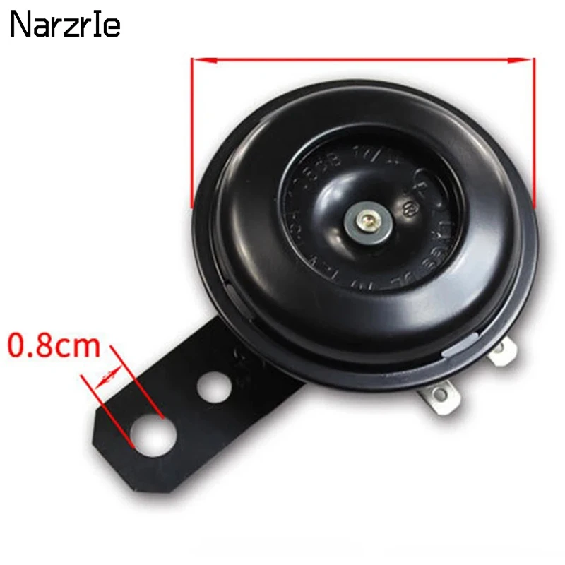 Waterproof Electric Bike Horn motorcycle electric horn scooter horn bicycle electronic horn Electronic Loud Bell Trumpet 12V Pure Copper Coils General Iron Motorcycle Scooter Bell