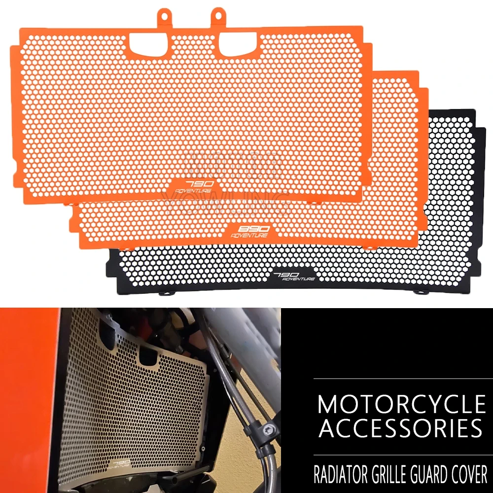 Motorcycle Radiator Grille Guard Cover Protector Accessories
