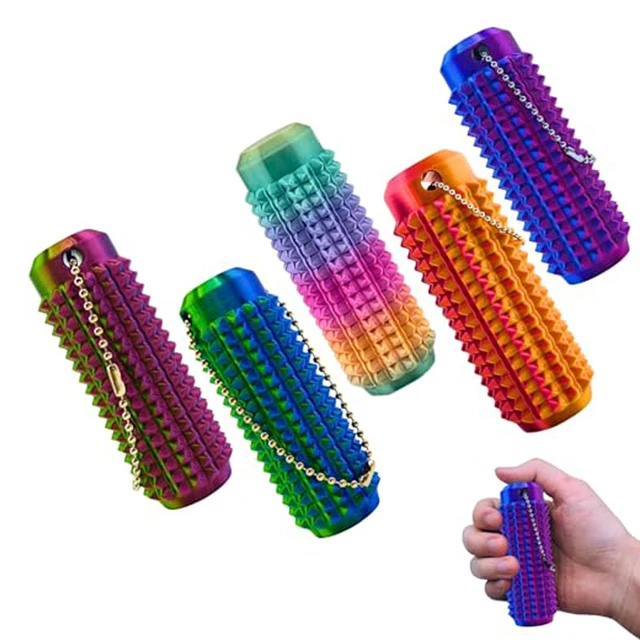3D Printed Little Ouchies Spiky Sensory Toys Stress Relief Spiky Grippie Stim Keychain Stimming Toys Mini Grippie Fidget Toys 3D Printed Little Ouchies Spiky Sensory Toys Stress Relief Spiky Grippie Stim Keychain Stimming Toys Mini Grippie Fidget Toys