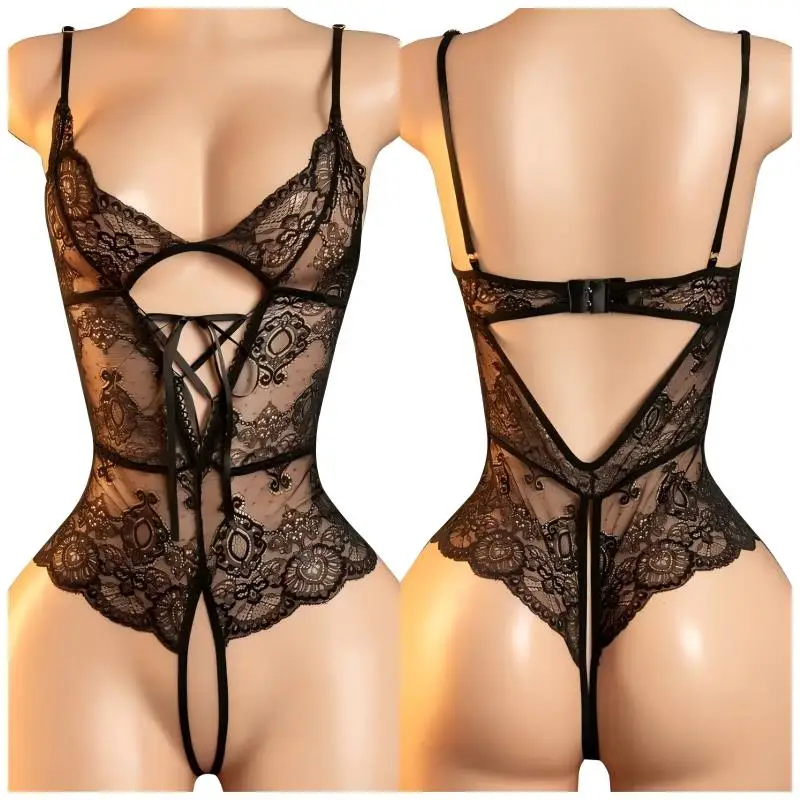 Completo intimo sexy da donna, biancheria intima erotica, camicia da notte erotica, pigiami sexy in pizzo, abiti morbidi e aderenti, pigiami e perizoma erotici._voghion.com