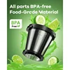 QWJoyBear Cold Press Juicer Machine: Easy to Clean Slow Masticating Juicer Extractor for Veggies and Fruits,92% Juice Yield High 6