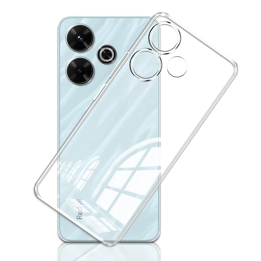 Clear Soft Silicone Shockproof Phone Case - Transparent Protective Cover