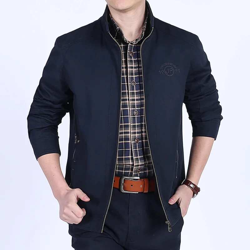 Parkas Men's Luxury Clothing Motorcycle Jacket Fashion Spring Jackets Clothes Outerwear Overcoat Male Cardigan Boy Coat Mens Man