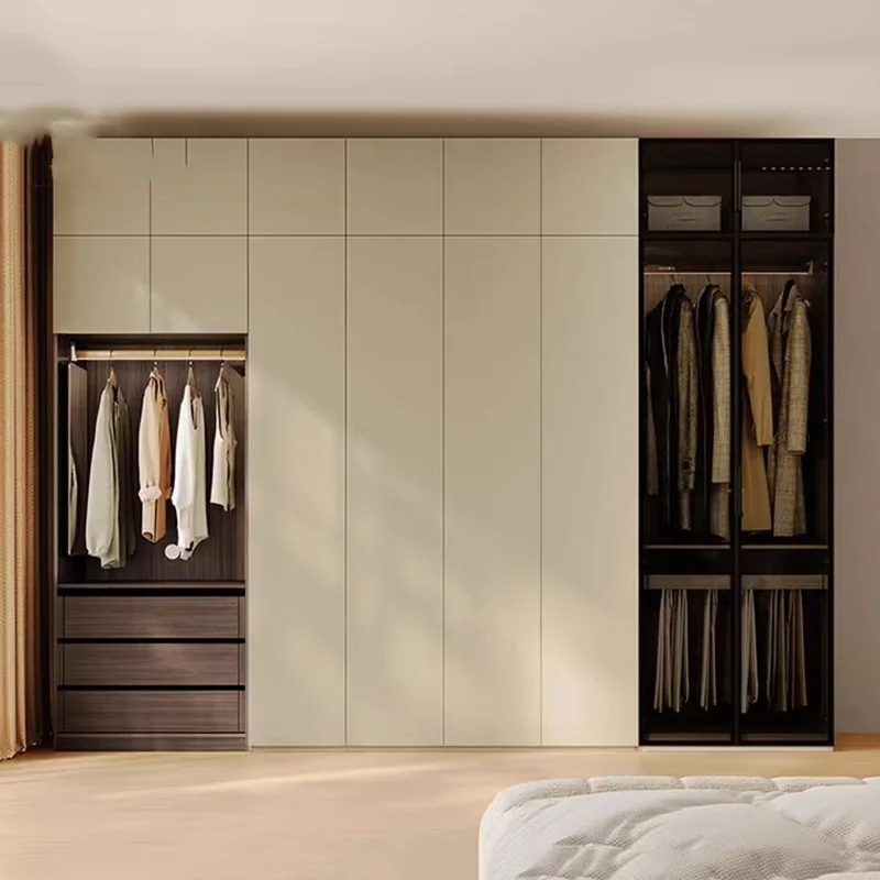 

Storage Cabinet Closet Sliding Door Big Display Free Shipping Open Wardrobe Cupboard Filing Home Armario Bedroom Furniture