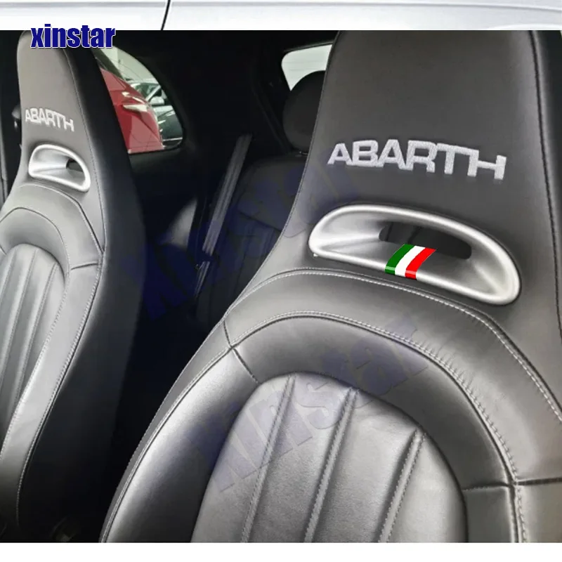 2X Italy Italian Car Seat Flag Sticker Decal Stripes For Fiat
