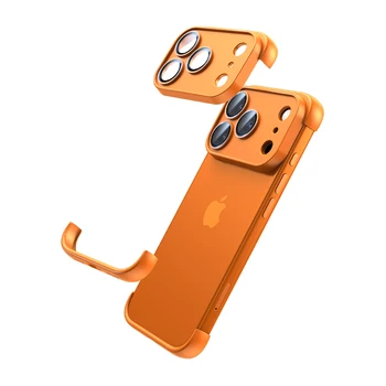 Custodia protettiva per obiettivo fotocamera senza cornice per iPhone 17 Air 16 Pro Max 15 Plus 14 13 12 Accessori per paraurti di protezione del telefono