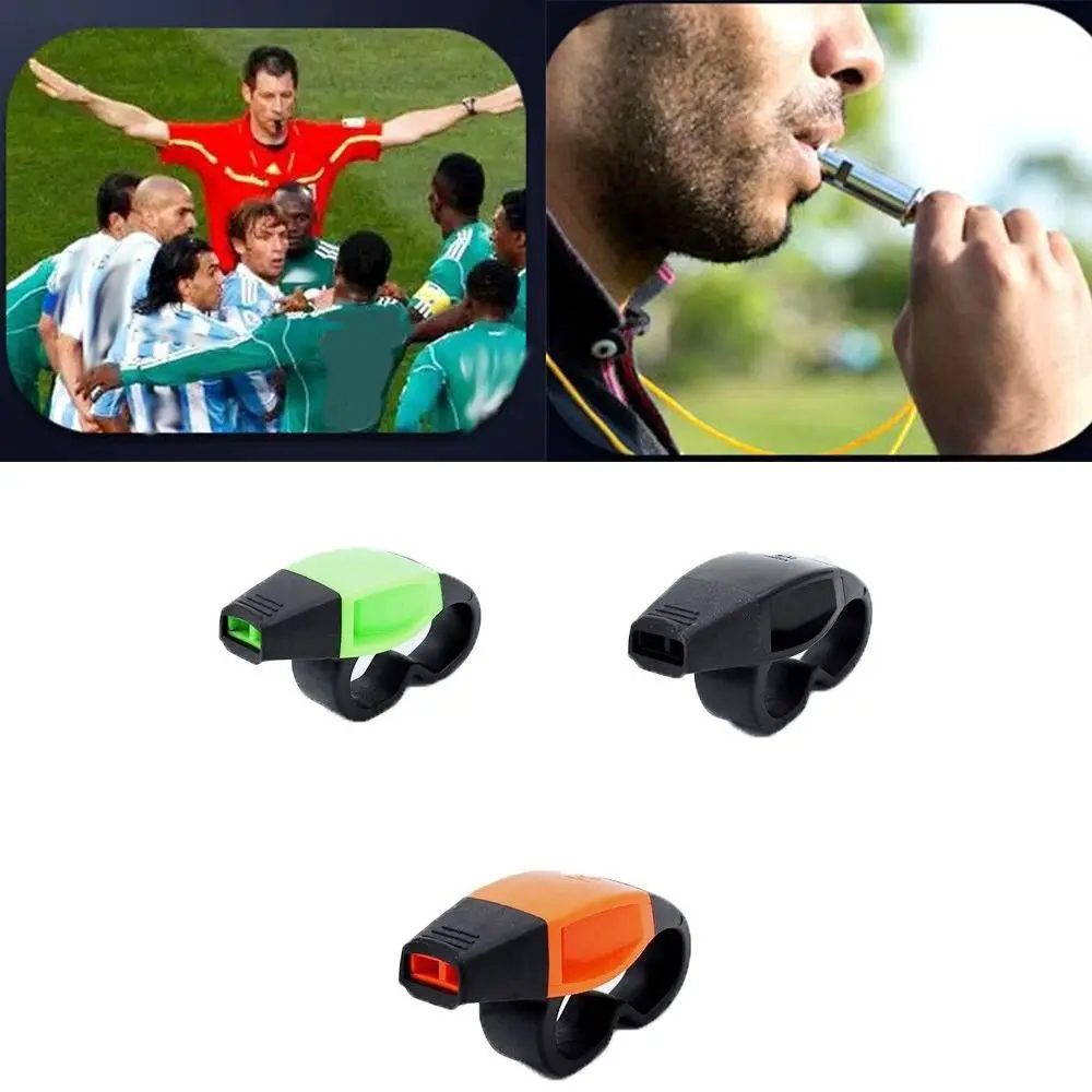 

Portable Hand Whistle High Quality Loud Sound PVC Outdoor Survival Whistle Multi-coclor Training Accessories Training Whistle