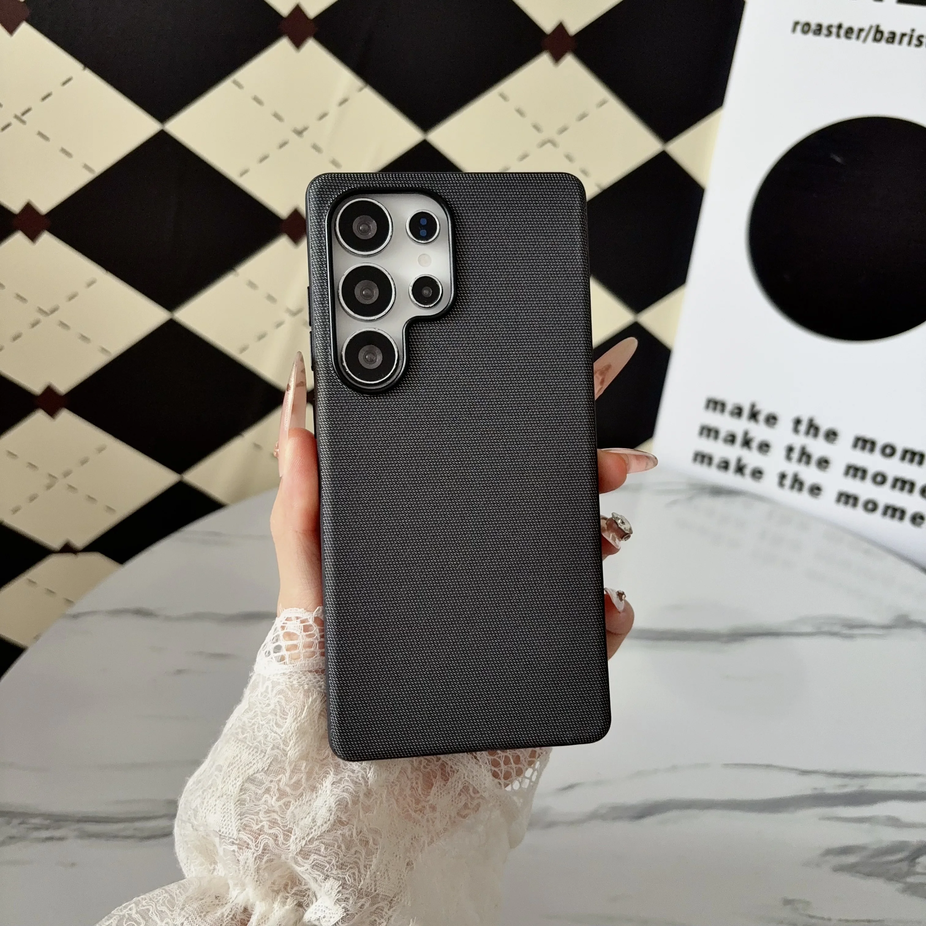 Advanced Woven Magnetic Phone Case with Wireless Charging Compatibility