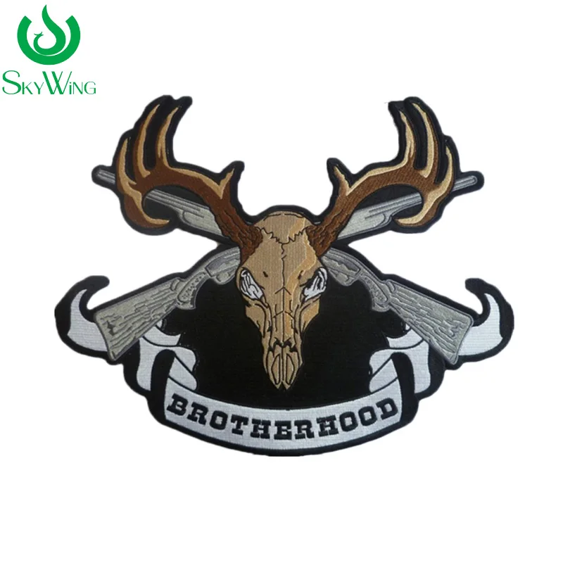 Brotherhood Rocker Patch Custom BROTHERHOOD Motorcycle Biker Embroidered Patch Biker Club Vest ...