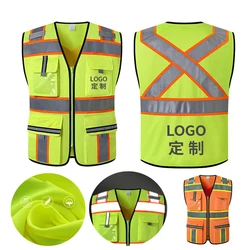 Cycling Reflective Vest High Visibility Safety Reflective Clothing Building Construction Traffic Road Reflective Vest