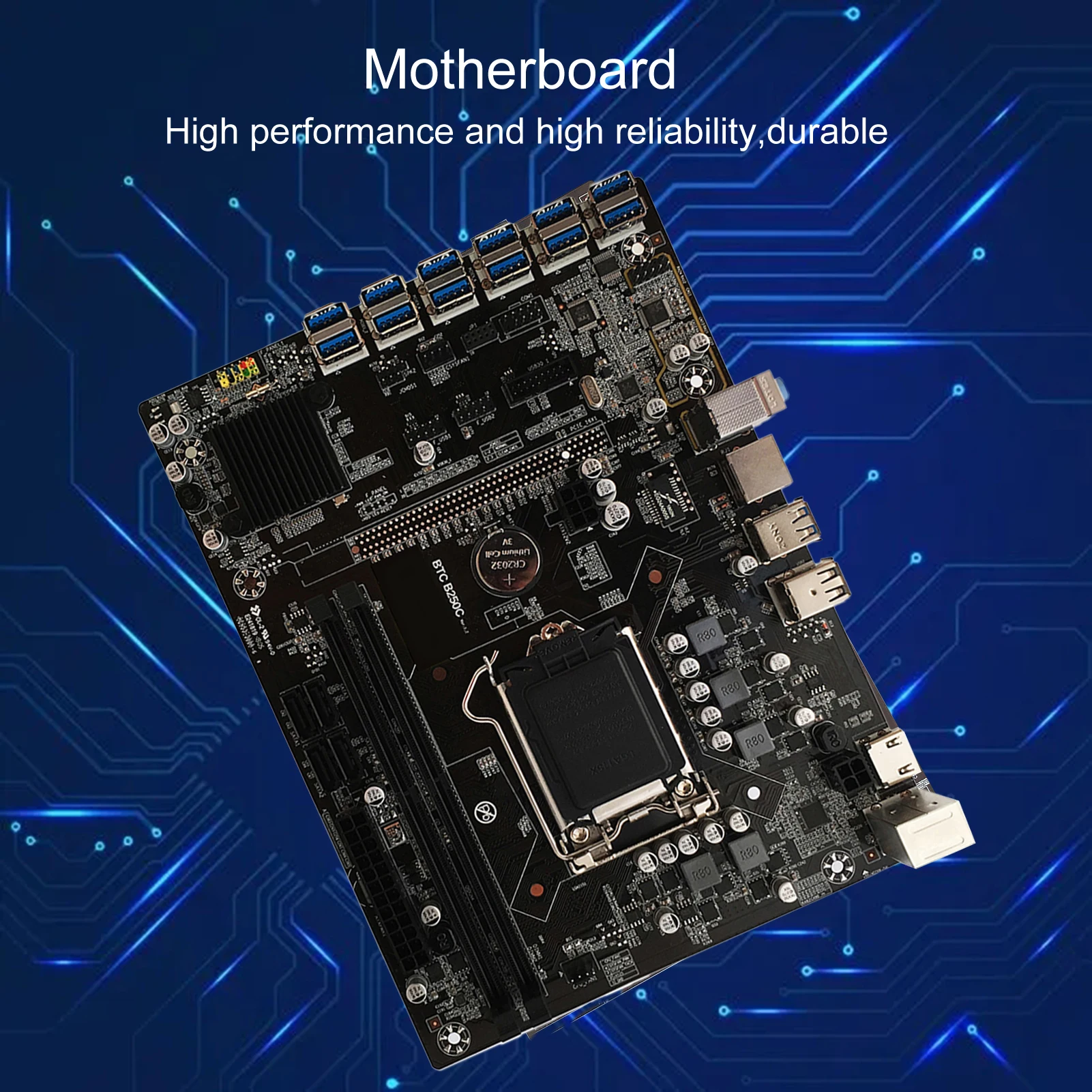 B250C BTC ǻ , 12P Ƽ Ʈ ̺ ,  pcie 1X To USB 3.0 ̽ ̴  , ǻ ׼