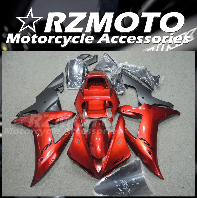 

4Gifts New ABS Whole Motorcycle Fairings Kit Fit For YAMAHA YZF-R1 2002 2003 02 03 Bodywork Set Red
