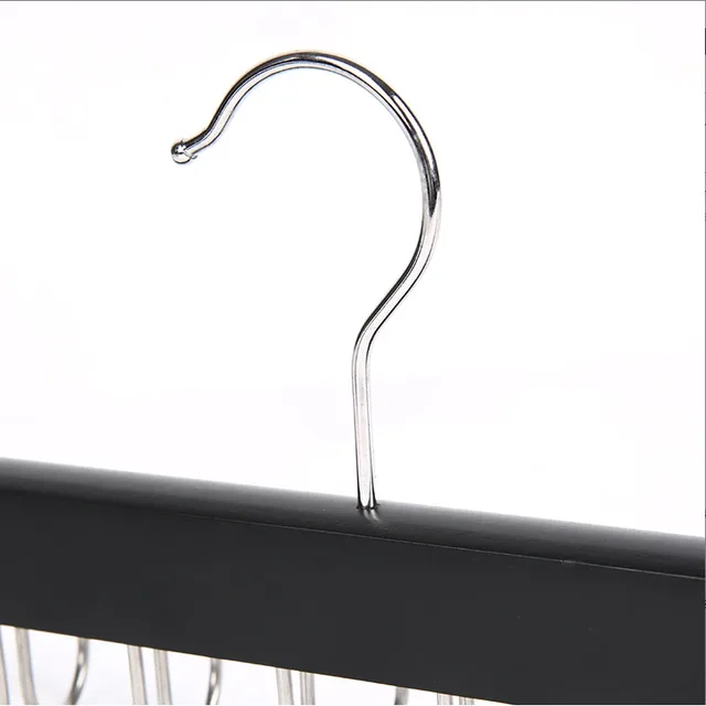 Porta cintura in legno Portaoggetti da donna per custodia per vestiti Accessori per guardaroba per la casa Fornitura Organizzatore per sciarpe Appendiabiti per cintura da uomo 3