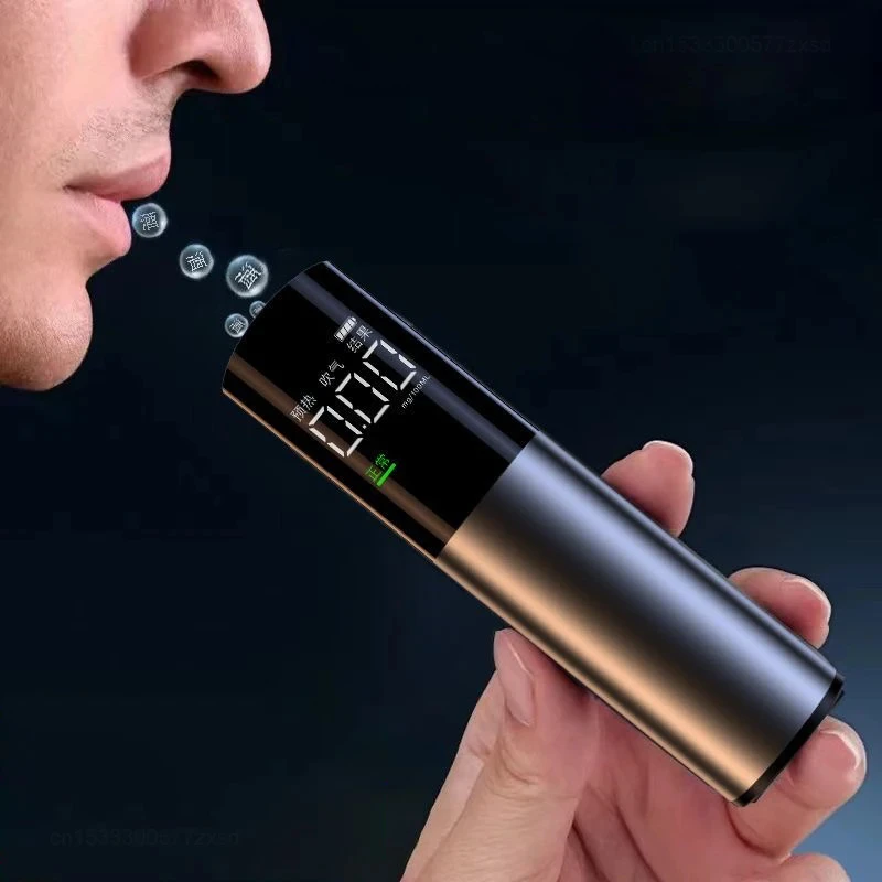Xiaomi ANMU Breath Alcohol Tester Portable Rechargeable Breathalyzer HD Test Tools