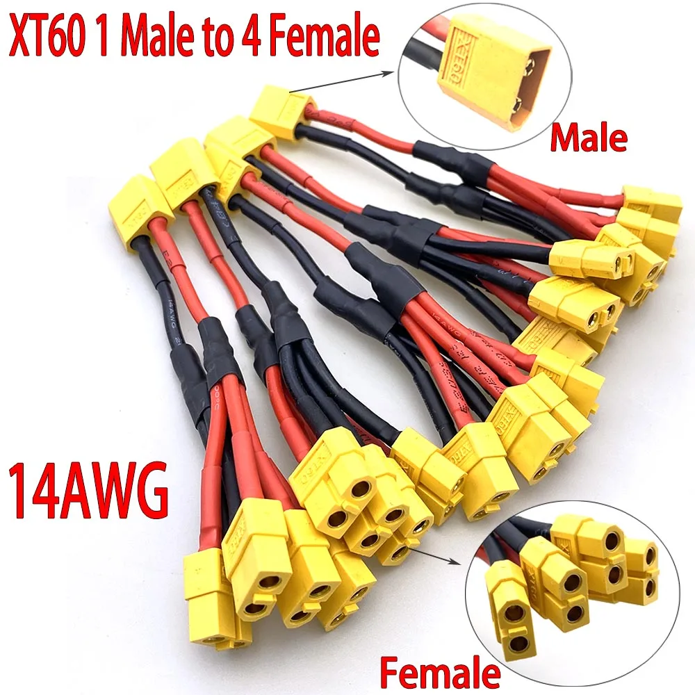 Turnigy Male XT60 To Female XT30 Plug Adaptor/Converter- Compact/Light/No Wire E - Foto 6