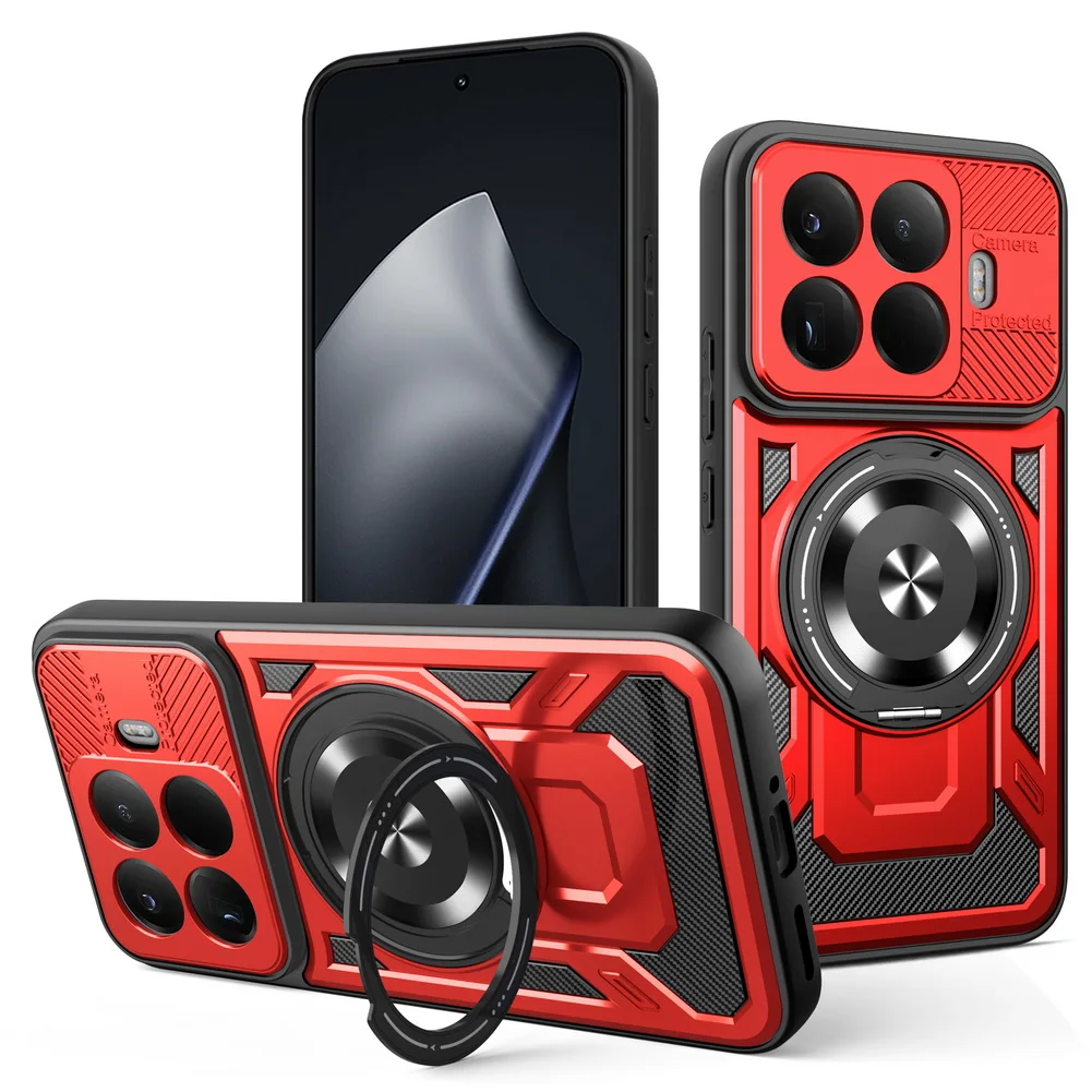 Multi-Functional Rotatable Metal Ring Holder Magnetic Phone Case