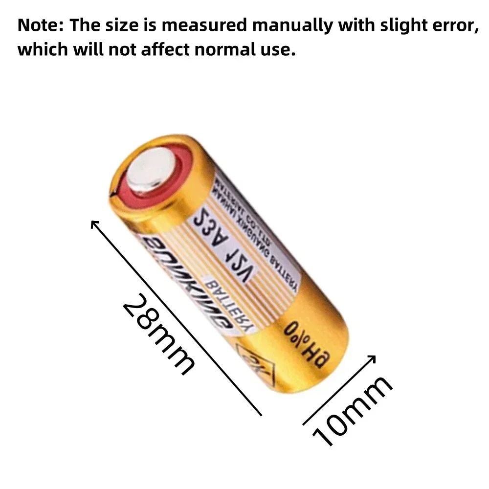 10PCS A23 23A 12V Alkaline Battery MN21/23 23AE L1028F A23G GP23A 12 Volt Dry Battery for Ceiling Fan Remote Garage Door Opener