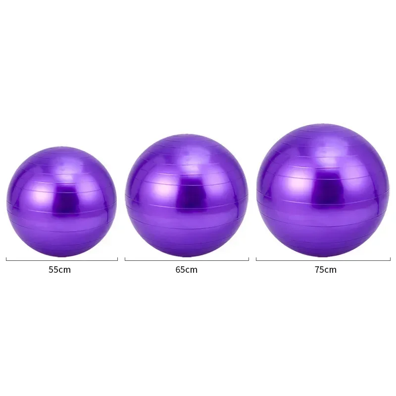 Yoga Ball PVC Inflatable Exercise Ball for Gym Home Fitness Pilates 45-85cm yoga ball gymnastics ball