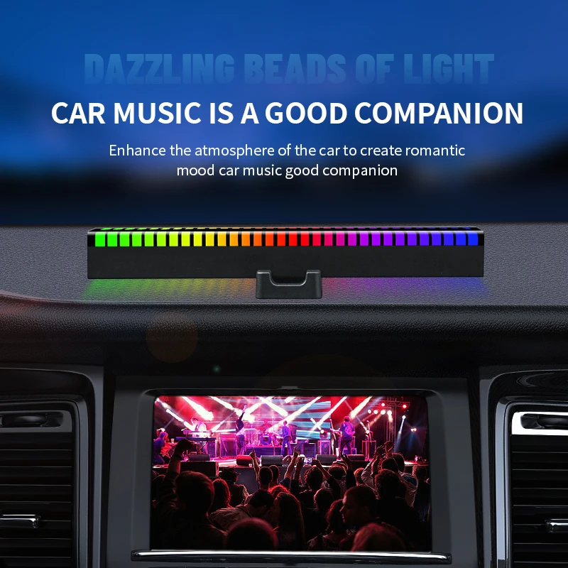 LED Light RGB Sound Control Car