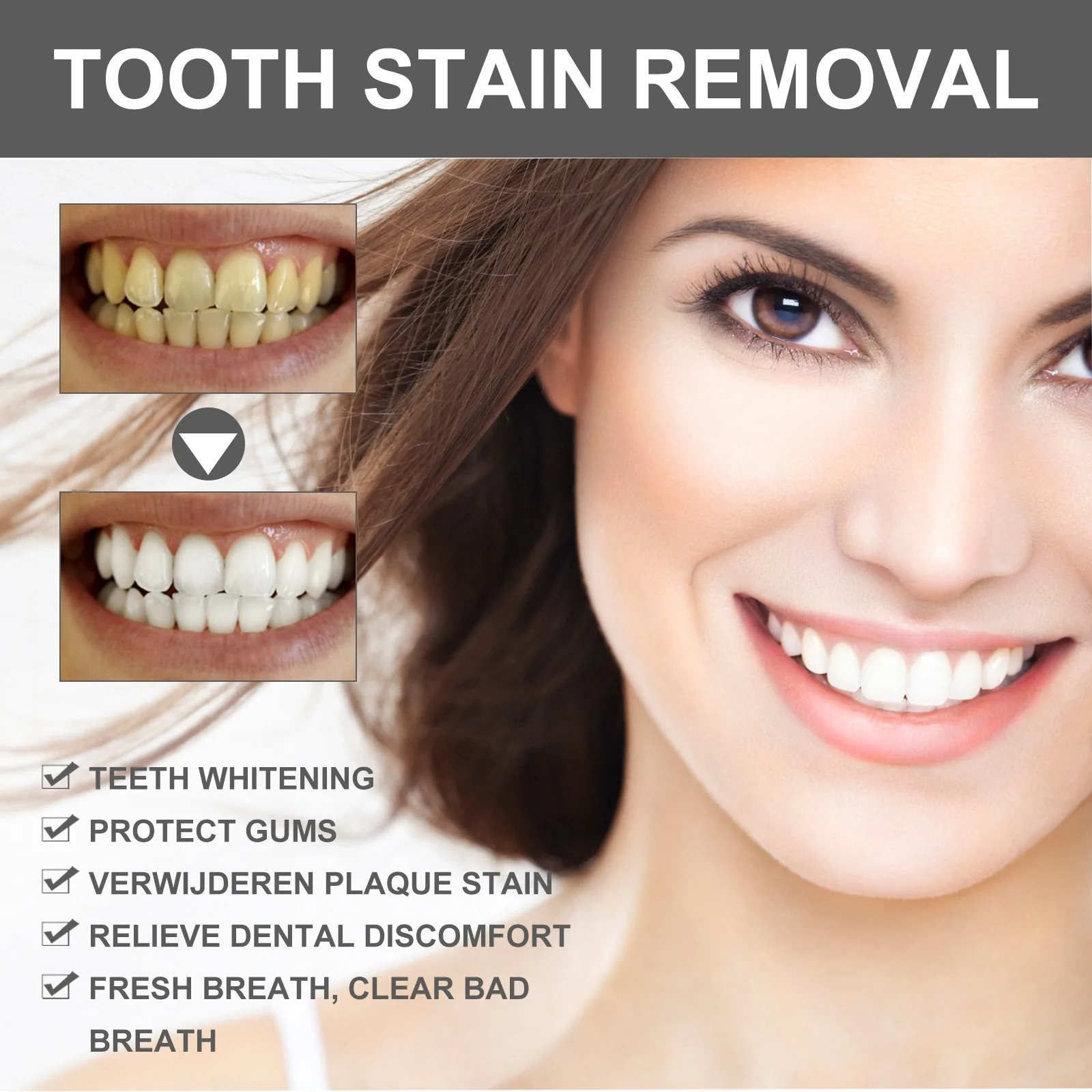 Coconut Teeth Whitener Activated Charcoal Whiten Stain Remover Toothpaste Bamboo Teeth Powder Tooth Strongly Stain Removal teeth whitening product teeth whitening essence tooth powder teeth health product