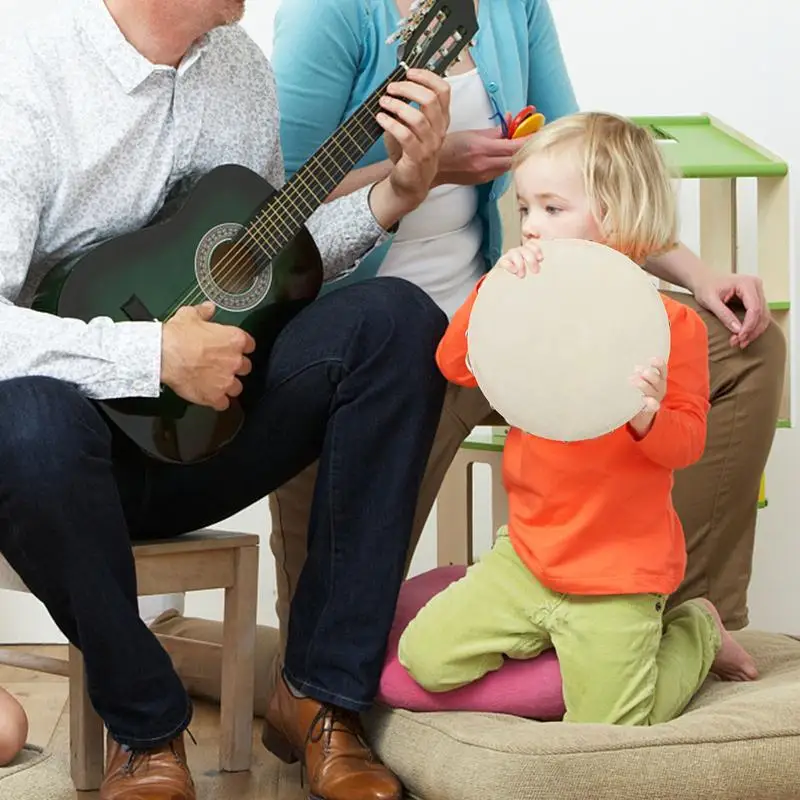 Frame Drums Musical Drum Percussion Instrument Percussion Wood Frame Drum With Stick Musical Instrument For Kids Drums