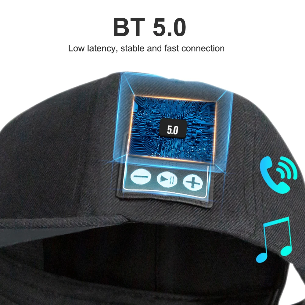 New Multi-functional Outdoor Hat with Bluetooth Speakers Detachable Wireless Adjustable Music Baseball Cap Running Sports Gift 12 S8aa5be65748a478393c106026001a0bcL