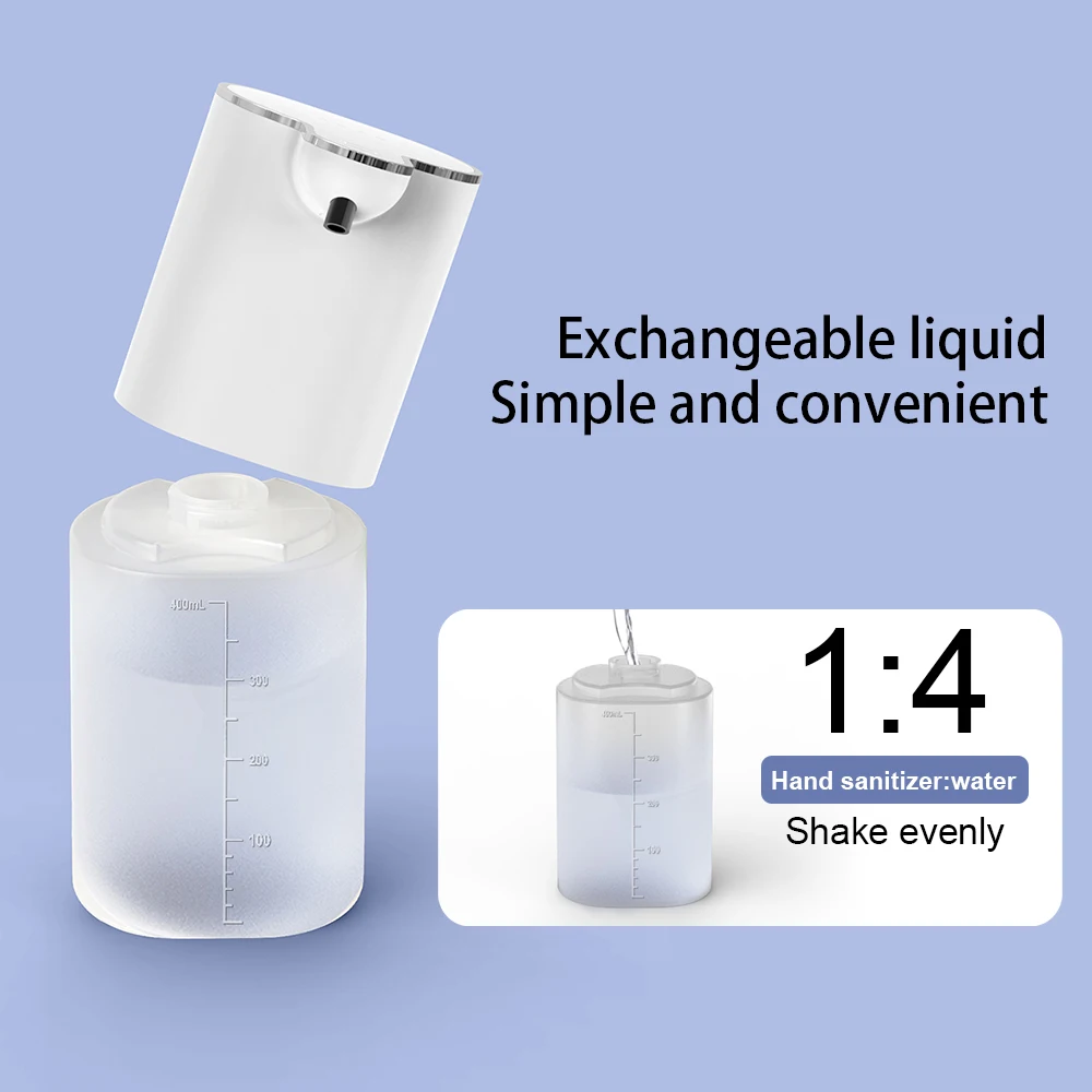 Automatic Soap Dispenser Touchless Sensor Foam Type-C Charging High Capacity Smart Liquid Soap Dispenser with Adjustable Switch soap dispenser