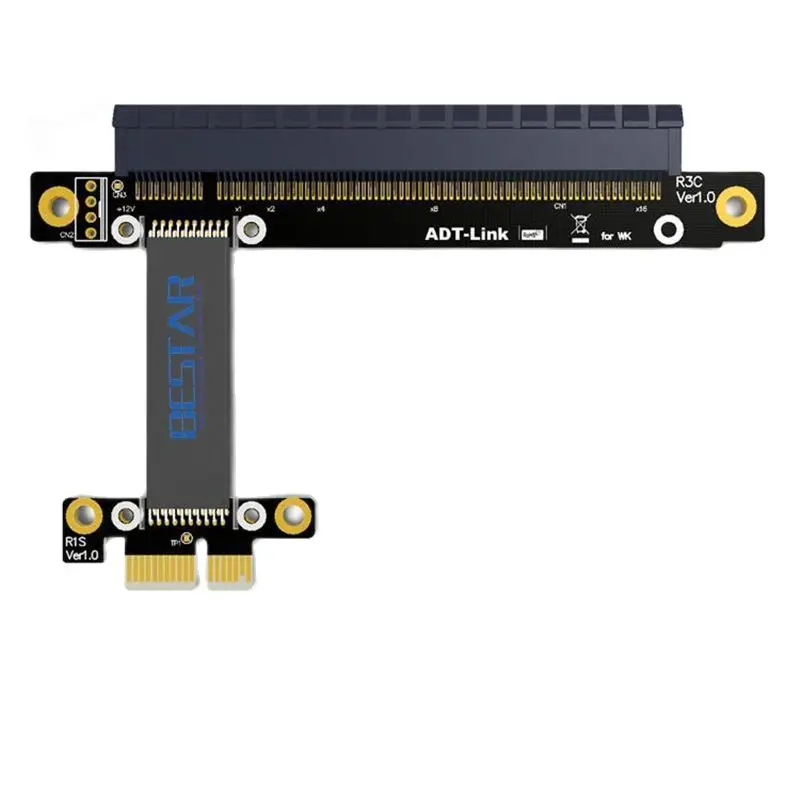 Pci E 3.0 X16 Riser Cable Gigabyte Pci-e 3.0 1x To 16x Riser Pcie X16 X1 Extension Cable 25cm 35cm 45cm
