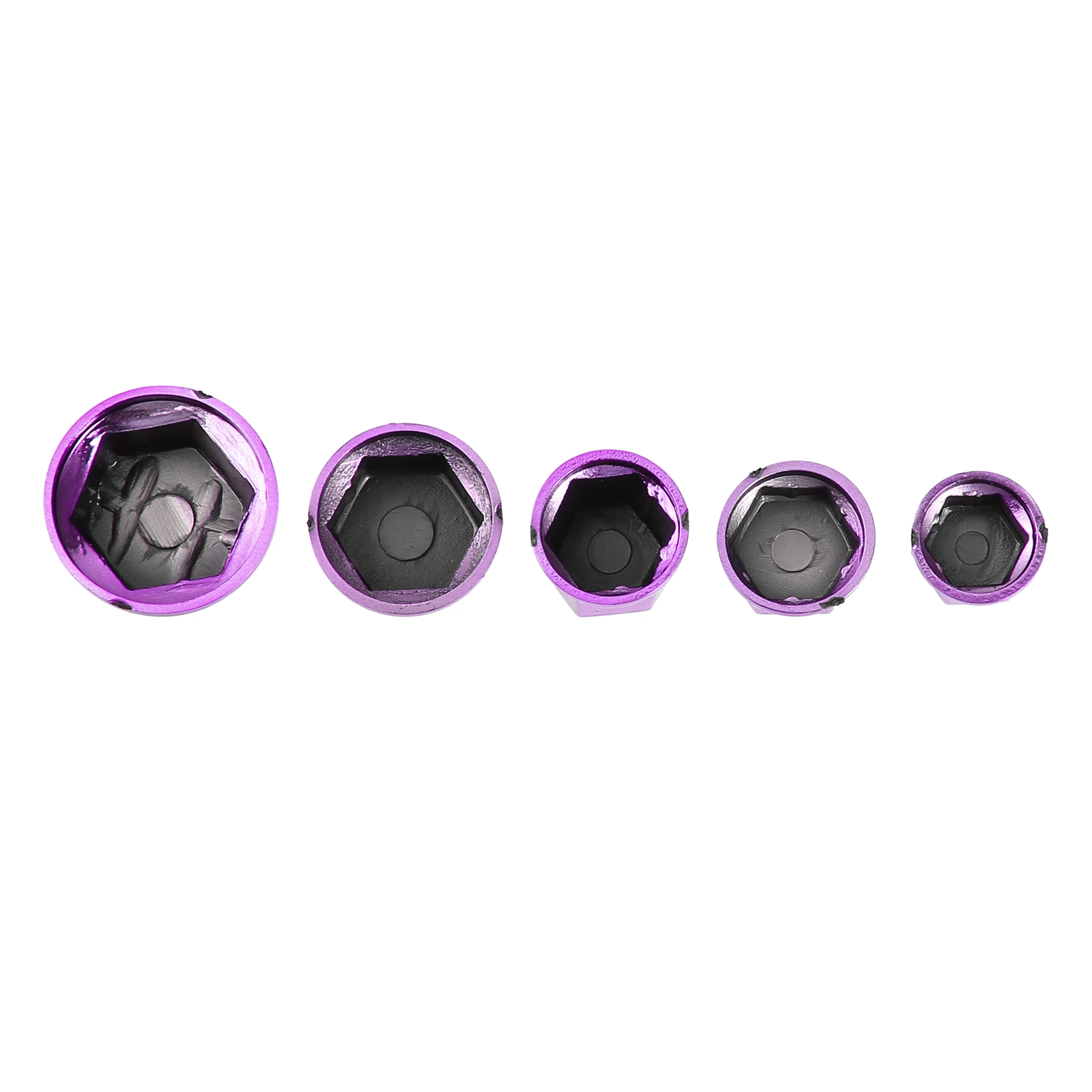 UXCELL Motorcycle Motorbike Screw Nut Bolt Cap Cover Decoration for Kawasaki for Honda Purple 1 Set Screw Cap motorcycle screw caps motorcycle nut covers