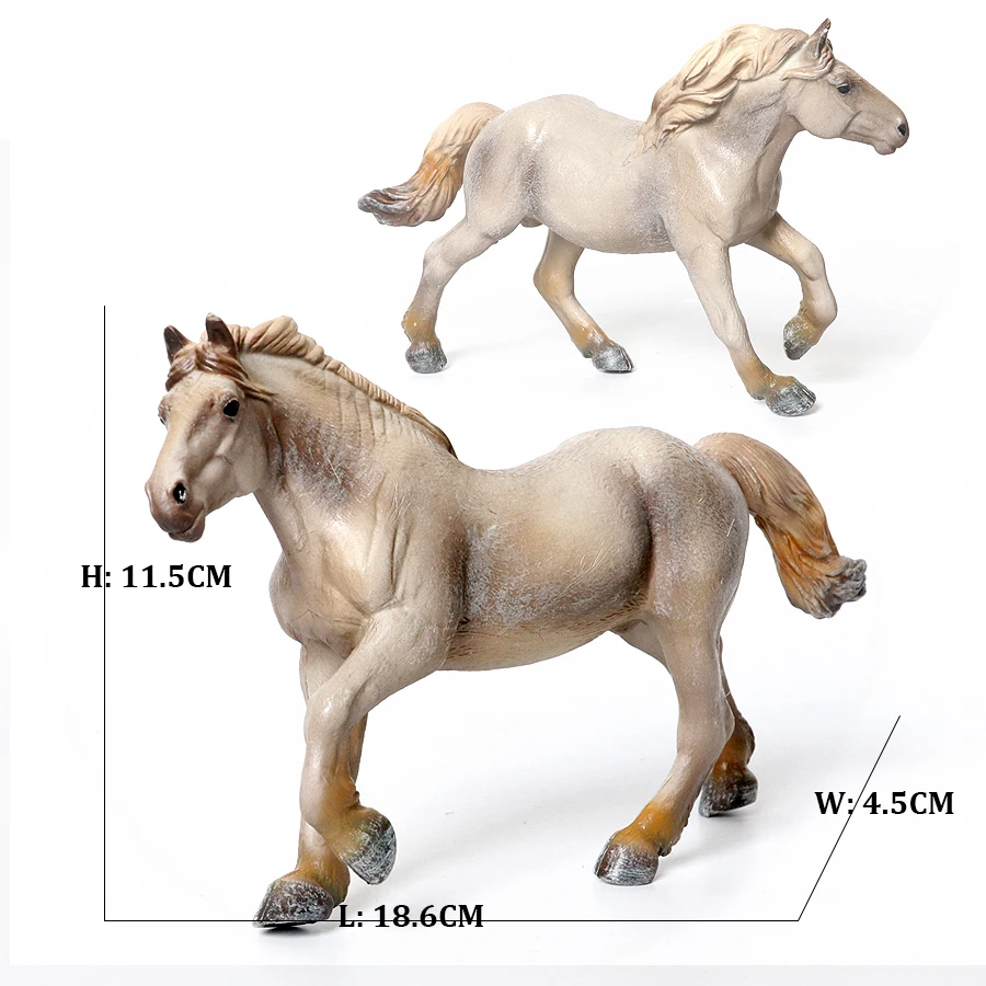 Figura di animale a forma di cavallo, set per equitazione, set per equitazione in miniatura, set di giocattoli a forma di cavallo, figura di animale realistica con cavaliere per diorama o esposizione
