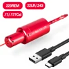 22LR 223Rem Dual Purpose Dry Fire Laser Training Bullet Red Dot Laser Training Cartridge Laser Bore Sight for .243 .17 .177Cal 1
