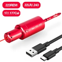 22LR 223Rem Dual Purpose Dry Fire Laser Training Bullet Red Dot Laser Training Cartridge Laser Bore Sight for .243 .17 .177Cal 1