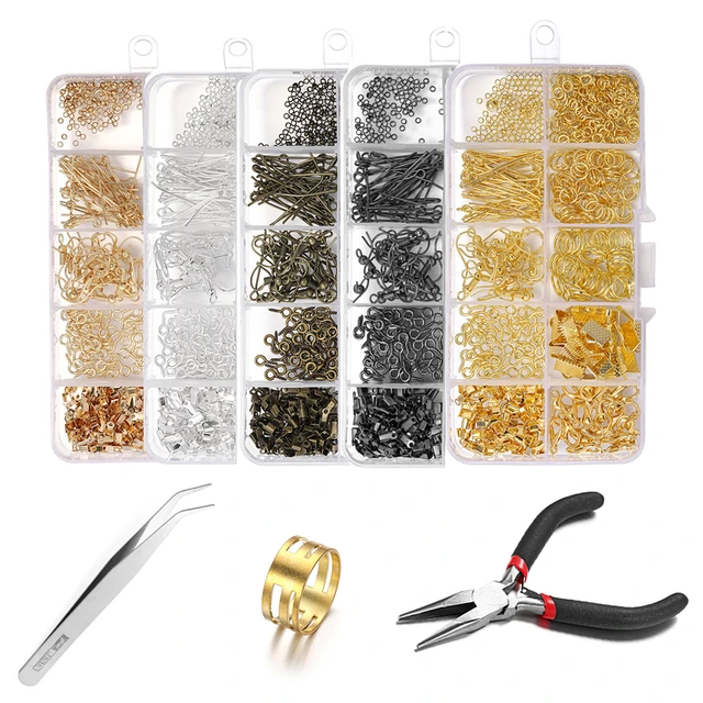 Earrings Making Accessories Kit  Jewelry Making Kit Tools Set - Jewelry  Findings - Aliexpress