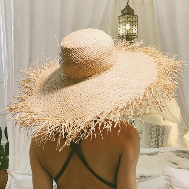 2022 New Raffia Straw Hat Women Summer 