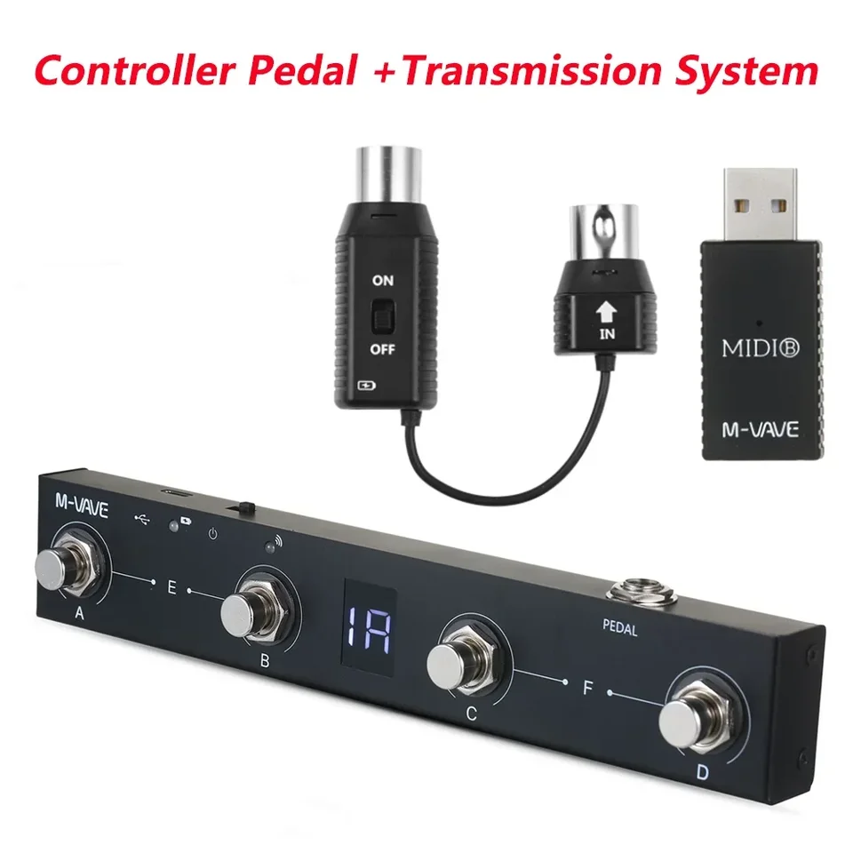 ギター CHOCOLATE Wireless MIDI Controller Amazon.com: HHOP M-VAVE Chocolate BT Wireless MIDI