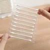 100Pcs Individually Wrapped Cotton Swabs Round Q Tips Double Tipped Paper Sticks Cotton Buds for Ear Beauty Care 2