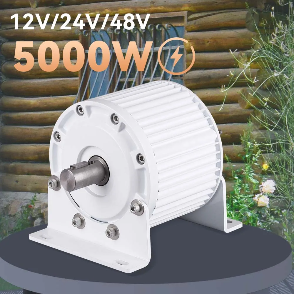 

5kw Electric Generator Windmills Dynamo Water Turbine Gearless Permanent Magnet Generator 5KW 5000w 12V 24V 48V 96V For Home Use