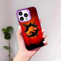 Jurassic Park Dinosaur World Protective IMD Color Phone Case - Galaxy S23 (Z1)