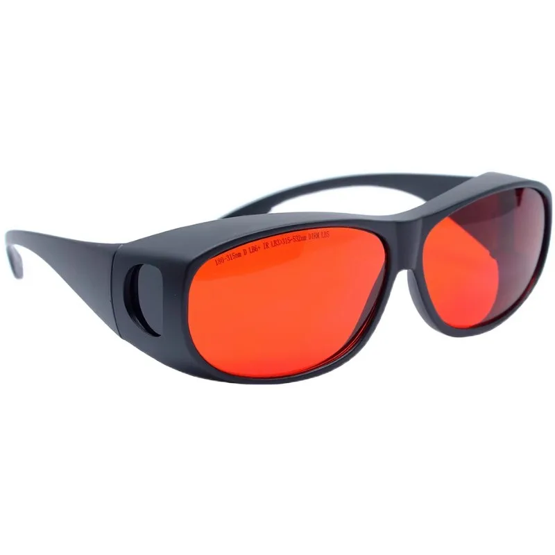 OD5+ 6+ 190nm-540nm Laser Safety Glasses 405nm 450nm 488nm 532nm Laser Protective Googles safety glasses 190nm 400nm