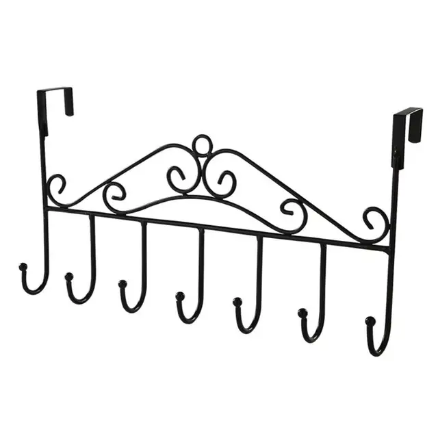 Practical Hanger Hook Lightweight Door Hook Sturdy No Punching Hanger Hook  Space-saving 2