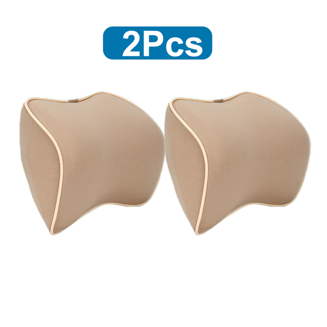 Car Headrest Neck Pillow Auto Car Seat Pillow Memory Foam Head Support Neck Rest Protector Automobiles Interior