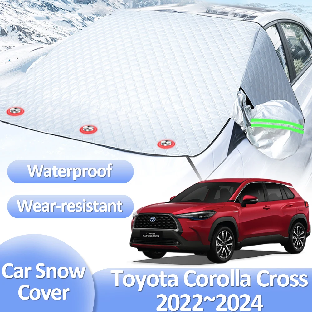 

Car Snow Cover for Toyota Corolla Cross XG10 ZSG10 2022 2023 2024 Winter Windshield Ice Protecti Anti-Frost Exterior Accessories