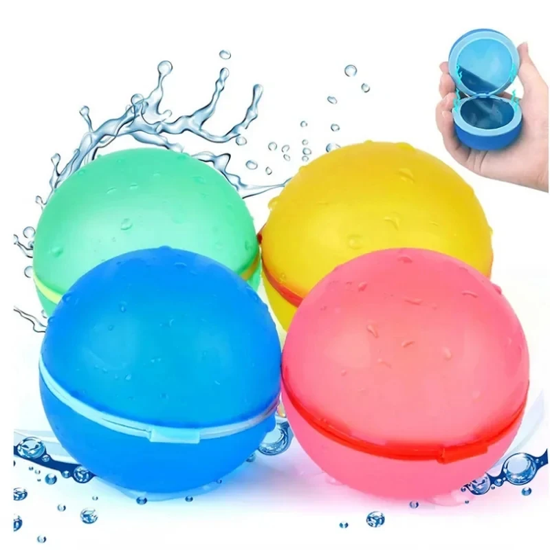 Globos de agua reutilizables magnéticos, globo de agua recargable, relleno rápido, autosellado, bomba de agua, bolas de salpicad 2