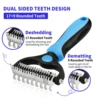 Multifunction Pet Deshedding Brush Dog Hair Remover Pet Fur Knot Cutter Puppy Cat Comb Brushes Dogs Grooming Shedding Supplies 2
