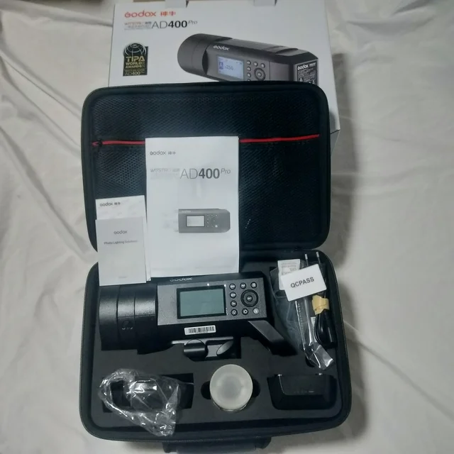 美品】【動作確認のみ】Godox AD400Pro（Godox AC400 AC Power Unit 