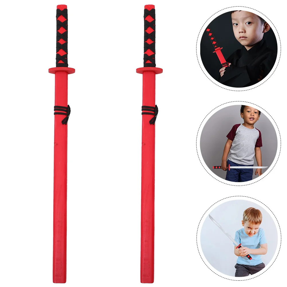 Spada Samurai Giapponese Giocattoli Spade Cosplay Halloween Party Kids Playthings Samurai/Ninja Katana Simulazione Performance Toy