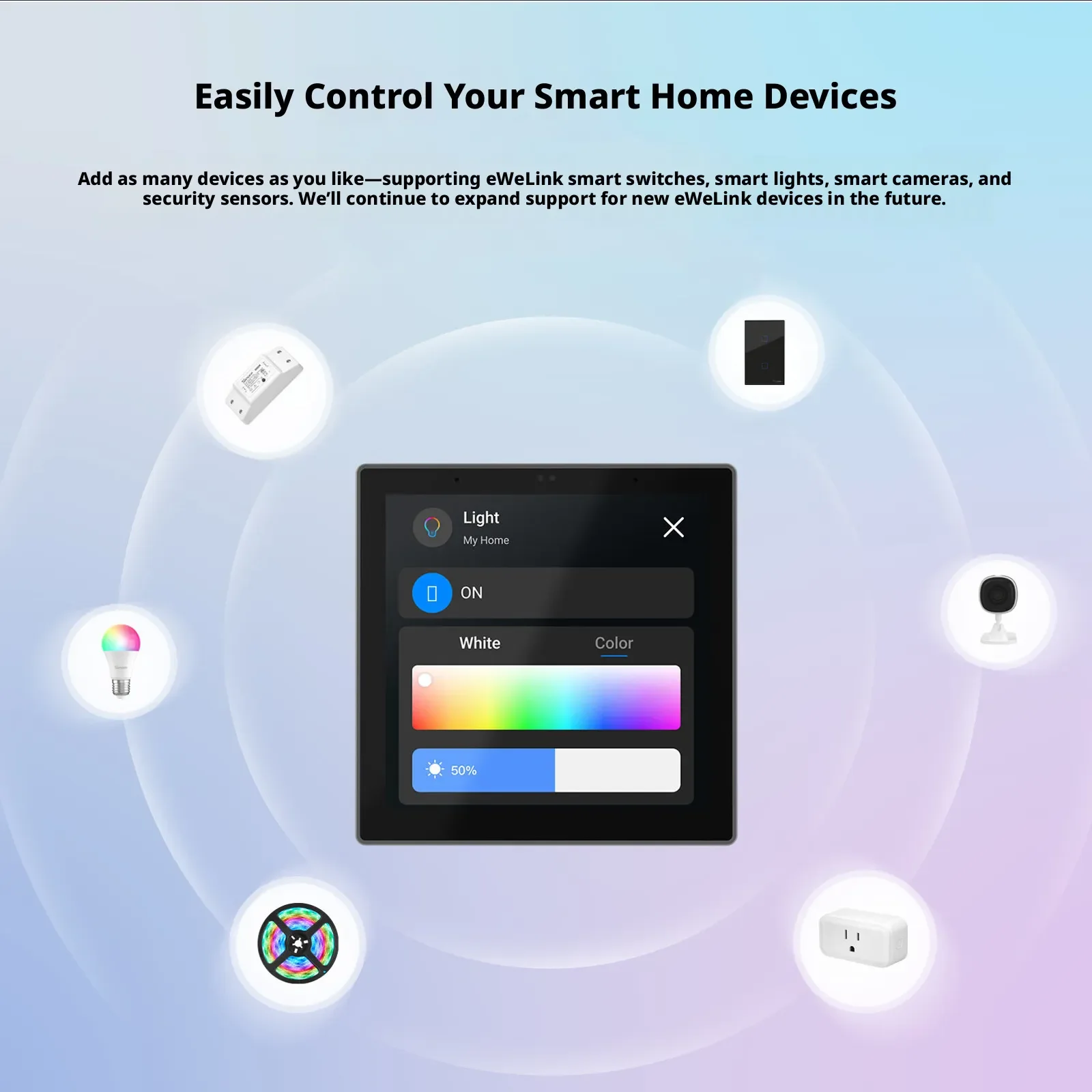 Smart Home 86 Multi Functional Central Control Screen WiFi Switch Panel Touch Screen Home Security Zigbee Voice Gateway